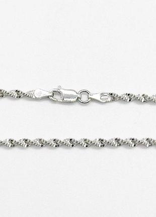 Серебряная цепочка, магия твист (ребекка) (852р), размер 45 см x 0,3 см, вес: 5.7 г
