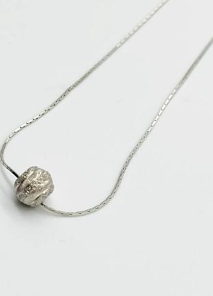 Серебряная цепочка, плетение фантазия