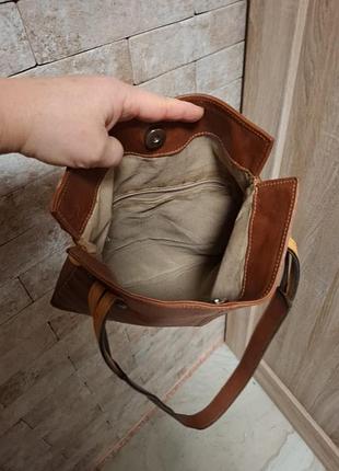 Кожаная сумка 👜 5