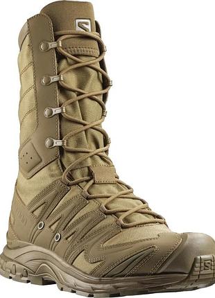 Ботинки salomon xa forces mid койот 45р(1/3) ботинки, для общего использования, койот, полиуретановая кожа, contagrip® + 3d advanced chassis™, 43(1/3…