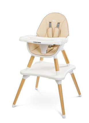Стульчик для кормления 2 в 1 caretero tuva beige