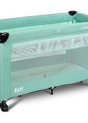 Дитяче ліжко манеж caretero esti mint