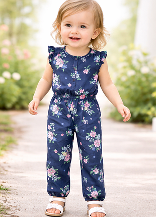 Літній комбінезон ромпер бавовняний для дівчинки картерс carters