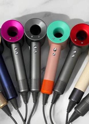 Іонний фен weizer ionic hair dryer 5 насадок — потужний сушар, іонізація, турмалінове покриття