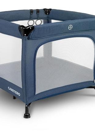 Дитячий манеж caretero quadra blue