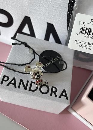 Оригинальный кулон подвеска шарм бусина микки маус дисней оригинал пандора pandora