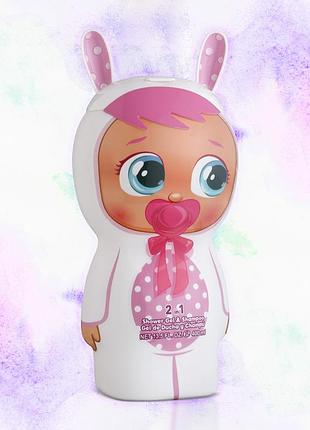 Шампунь-гель для душа для детей air-val shower gel-shampoo 2in1 cry babies 400 мл