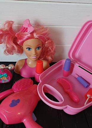 Набір юного перукаря та візажиста  just play barbie mini styling head манекен для зачісок
