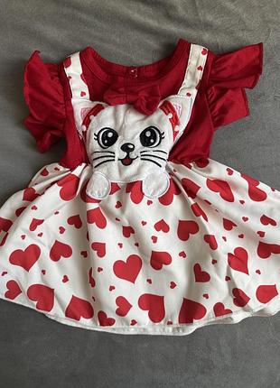 Сукня для дівчинки 6-9 місяців