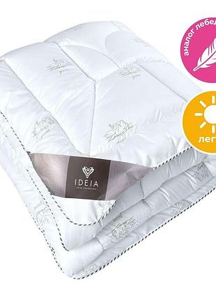 Ковдра super soft classic літня 175х210 см ideia аналог лебединого пуху для літа штучний пух