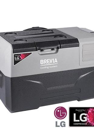 Холодильник автомобильный brevia 30л (компрессор lg) 22715