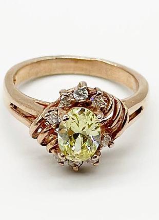 Серебряное кольцо со вставкой фианит