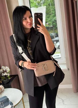 Жіноча сумка marc jacobs snapshot, сумка маркбалс через плече, крос-боді, cross body