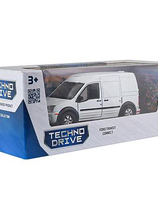 Коллекционная автомодель 1:43 ford transit connect (белый) 6