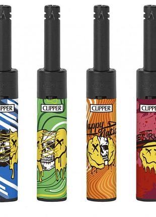 Зажигалка clipper minitube happy face