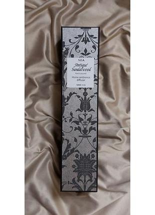 Аромадиффузор для дома с палочками и цветами в подарочной коробке " antique sandalwood"