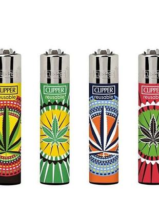 Зажигалка clipper weed circles
