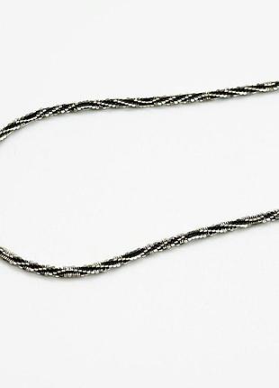 Серебряная цепочка, размер 45 см x 0,2 см, вес: 5.5 г