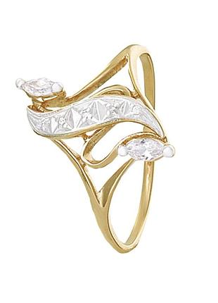 Серебряное кольцо с фианитами