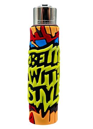 Зажигалка clipper cover graffiti spirit