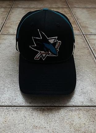 Кепка бейсболка san jose sharks reebok(usa)nhl nfl nba 47 brand new era nike adidas puma new balance under armour mizuno arcteryx columbia salomon cat