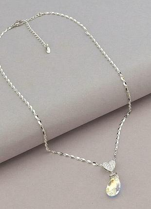 079521 подвеска swarovski 'xuping' (родий)