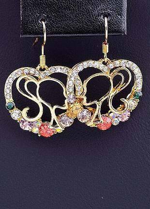 016173 сережки сrystal
