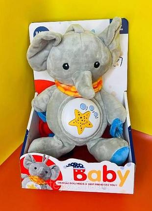 Ночник детский слоник с мелодиями my little pets top shop ua_