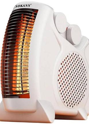 Тепловентилятор дуйка 2000w sokany sk-1652 білий top shop ua_