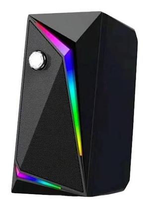 Колонки компьютерные с подсветкой music d.j. m-110c top shop ua_