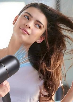 Фен для волос складной дорожный hair dryer and ly-1113 серый top shop ua_