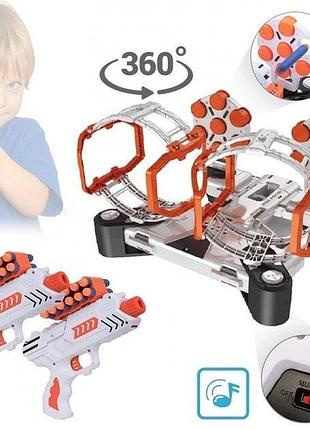 Тир набір ігровий space wars bld toys "стрільба з бластеру по гравітрону з мішенями" b3229 (12) (24) top shop ua_