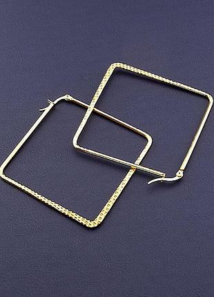 080238 серьги 'fj' 50х50мм.