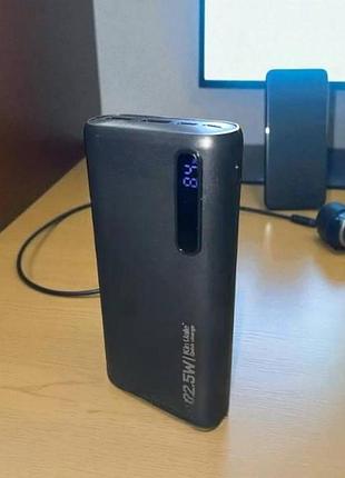 Power bank літійполімерний 10000mah 22.5w kin vale ql01 чорний top shop ua_