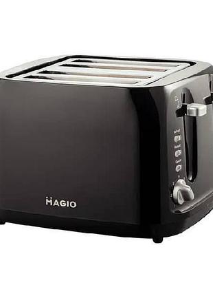 Тостер magio mg-283 1400вт top shop ua_