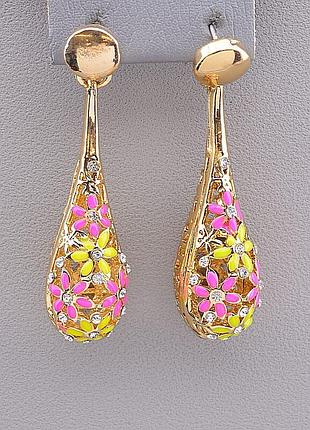 016232 сережки сrystal