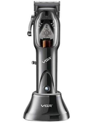Машинка для стрижки аккумуляторная vgr v-653 черная top shop ua_