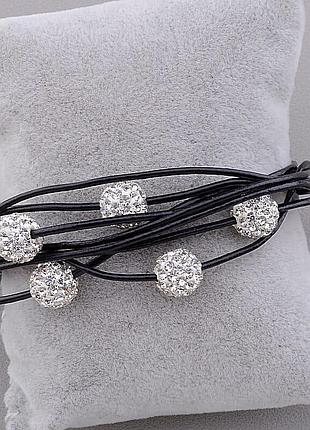 010299 браслет шамбала crystal 16 см.