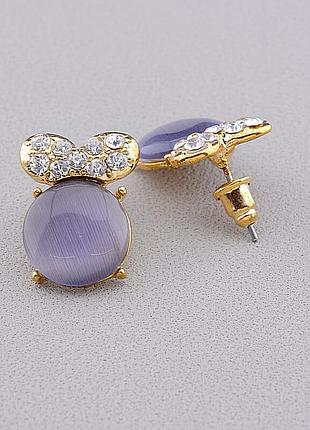 051648 серьги 'fashion' сrystal бижутерный сплав