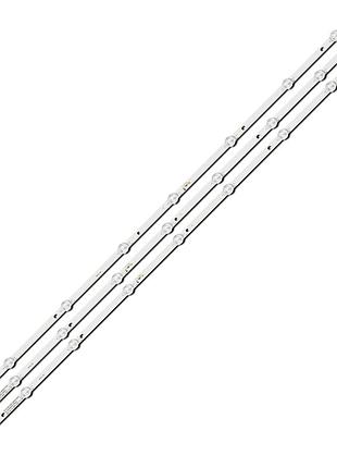 Led підсвітка tv 43" js-d-ap4316-081dc(71201) js-d-ap4316-091dc(71201) 824-10-1t/2835-300-3.3-2p 3шт.