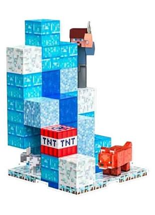 Конструктор магнітний кубічний 48 деталей minecraft magnetism world t9912 top shop ua_