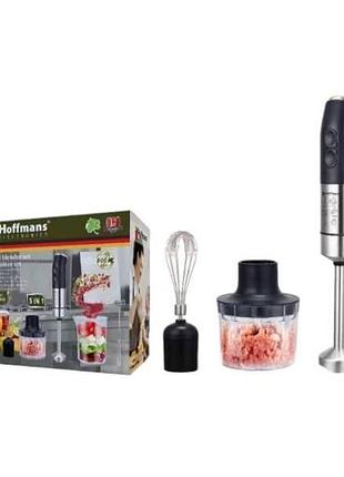 Блендер погружной со сменными насадками hoffmans 5in1 800w hm-8043 top shop ua_