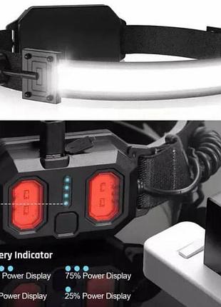 Ліхтарик налобний xq-t1c 26led usb (велосипедний) top shop ua_