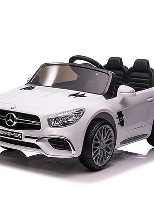 Электромобиль детский двухместный mercedes amg sl65s белый