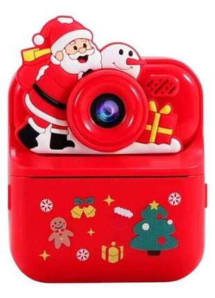 Фотоапарат моментального друку санта digital color а-2124 червоний top shop ua_