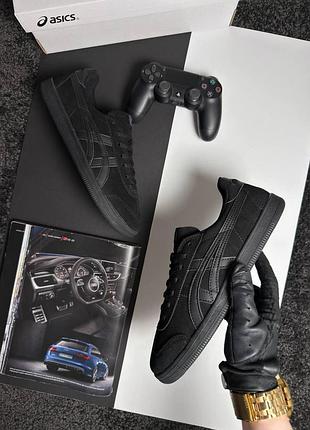 Кроссовки женские asics onitsuka tiger tokuten "all black"