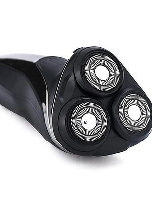 Электробритва аккумуляторная vgr v-306 синяя top shop ua_