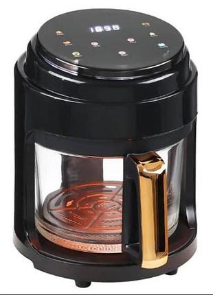 Воздушная фритюрница 6л 3200вт gold diamond tk09905 черная top shop ua_