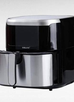 Аерофритюрниця 8,8л 80–200° 2000вт csokany sk-10037 сіра top shop ua_