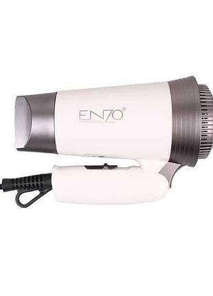 Фен для сушки волос дорожный enzo en-607 белый top shop ua_
